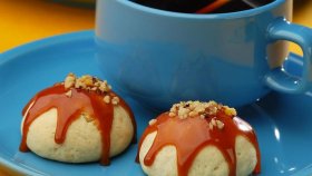 Caramel cookie recipe with coffee