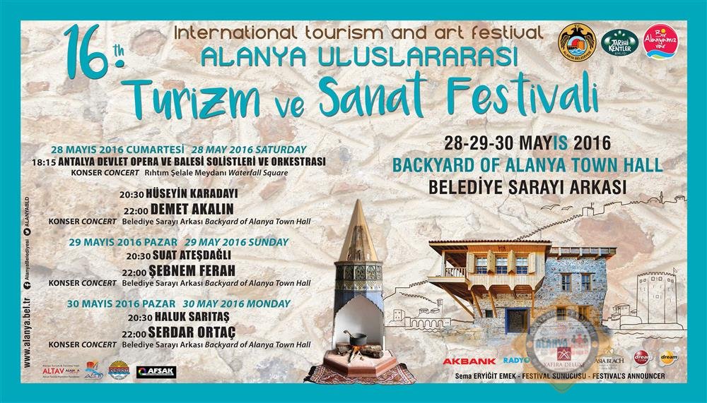 16. ALANYA ULUSLARARASI TURİZM VE SANAT FESTİVALİ