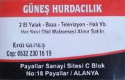 Güneş Hurdacılık Alanya