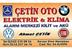 Çetin Oto Elektrik-Klima Alanya