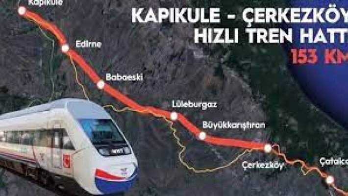 Halkalı-Kapıkule Arası Kısalıyor,Hızlı Tren Geliyor.