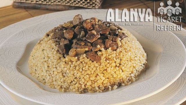 Ciğerli bulgur pilavı