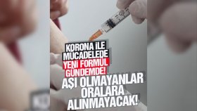 Aşı olmayanlar bu mekanlara giremeyecek