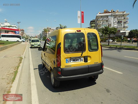 2001 Kango 1.9 Dizel Sarı Sıfır Motor Hatasız