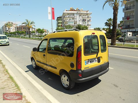 2001 Kango 1.9 Dizel Sarı Sıfır Motor Hatasız