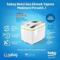 Sabaş Beko'dan Şubat ayına özel Ekmek Yapma Makinasında indirim fırsatları!