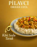 Alanya köri soslu tavuk pilav