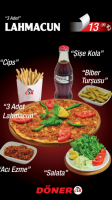 lahmacun menü (3 adet lahmacun)