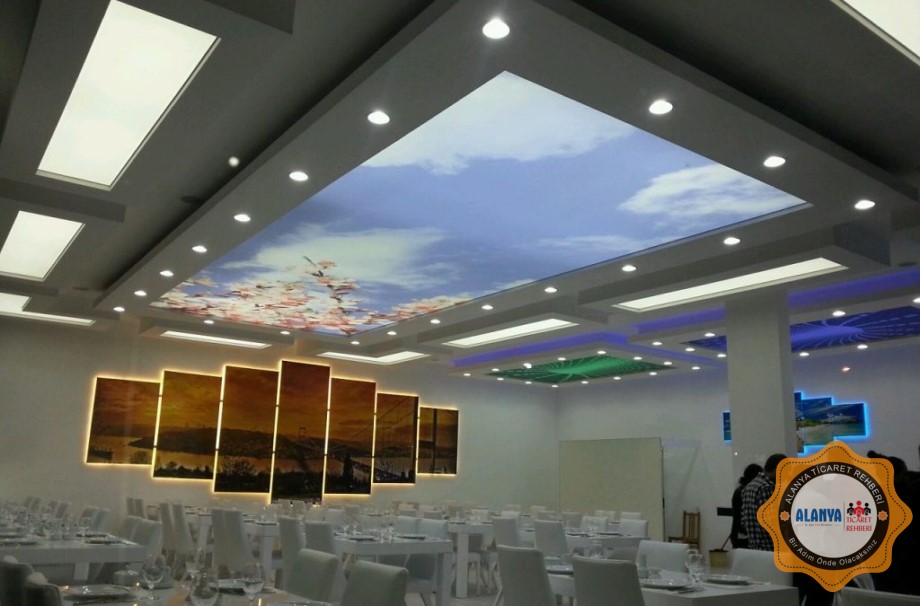 GERGİ TAVAN OTEL LOBİ MODELLERİ Alanya